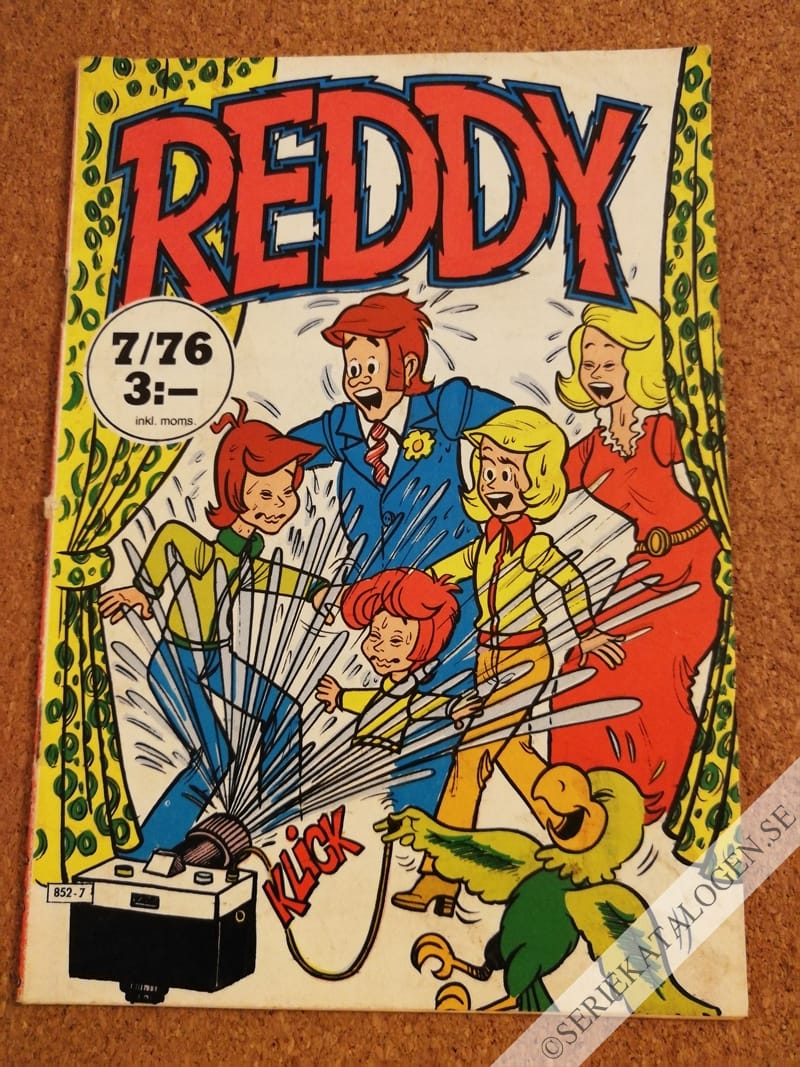 Framsida på Reddy #7 (1976)