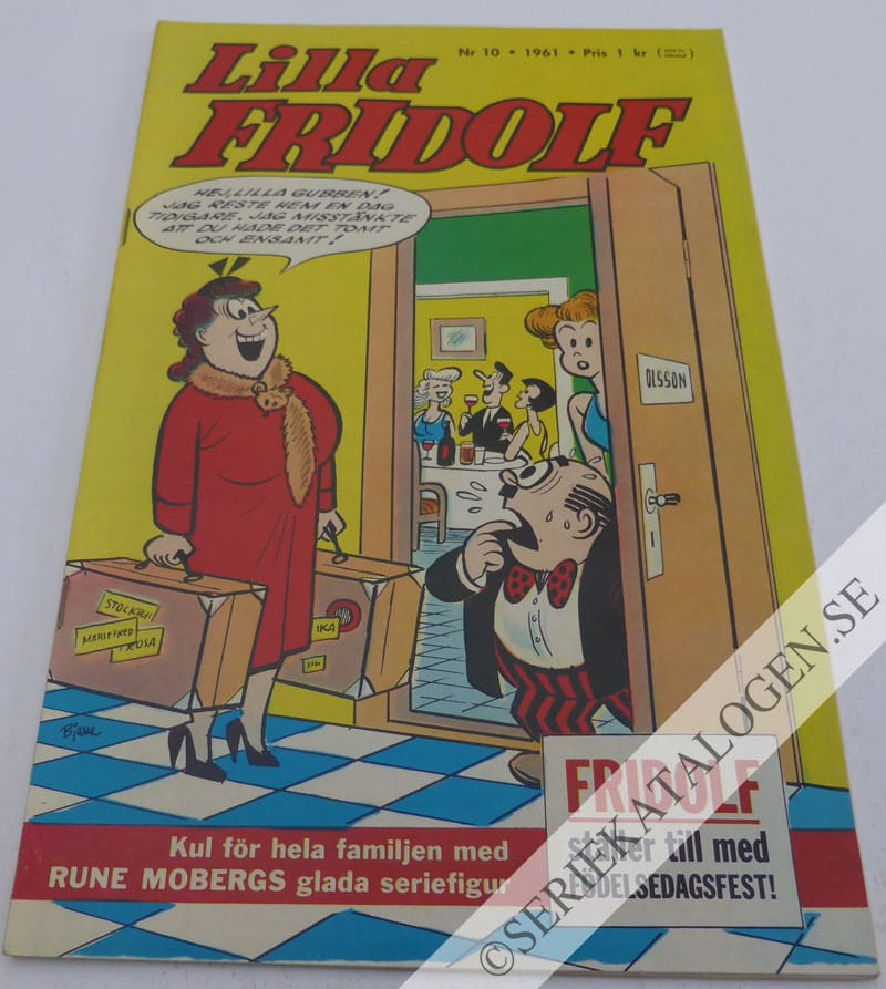 Framsida på Lilla Fridolf #10 (1961)