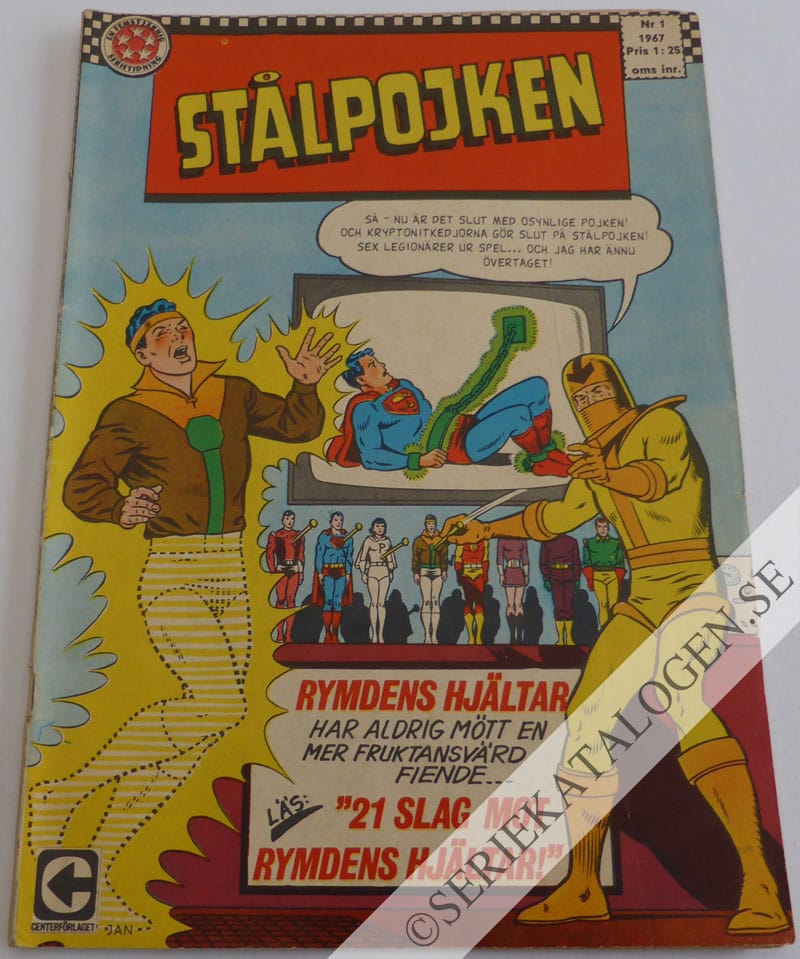 Framsida på Stålpojken #1 (1967)