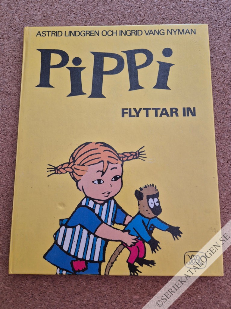 Framsida på Pippi flyttar in (1970)