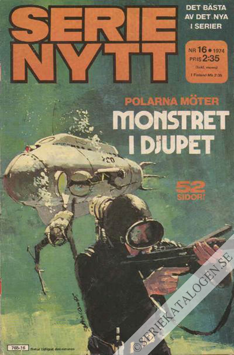 Framsida på Serie-Nytt #16 (1974)