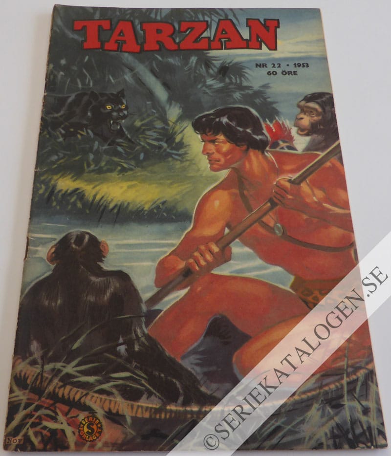 Framsida på Tarzan #22 (1953)