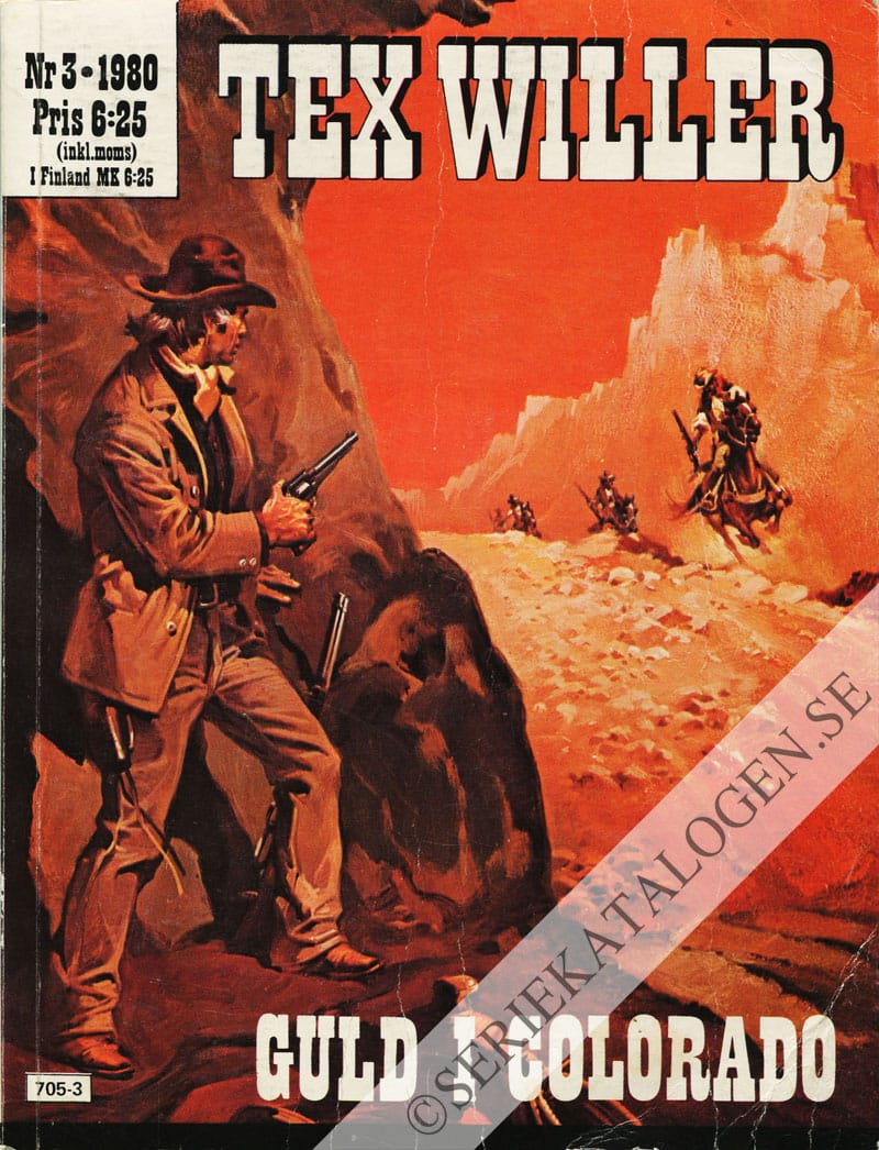 Framsida på Tex Willer #3 (1980)