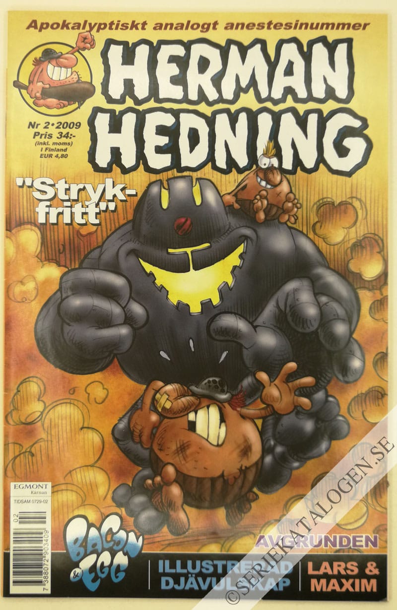 Framsida på Herman Hedning #2 (2009)