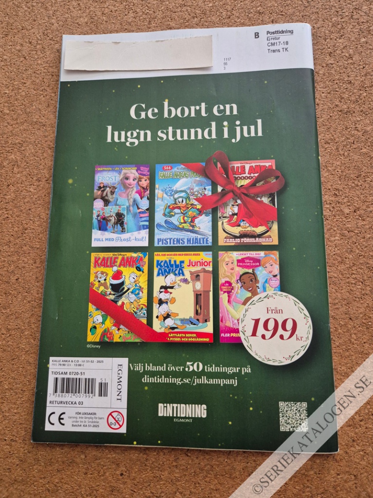 Baksida på En minnesvärd julafton (2025)
