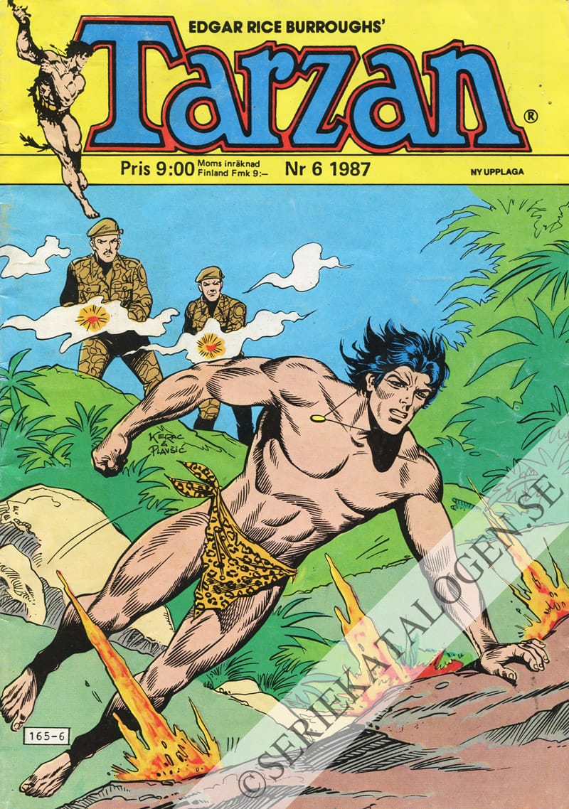 Framsida på Tarzan #6 (1987)