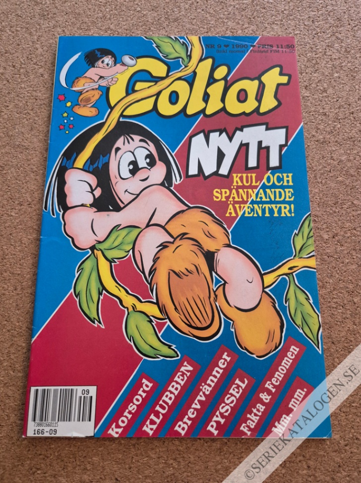 Framsida på Goliat #9 (1990)