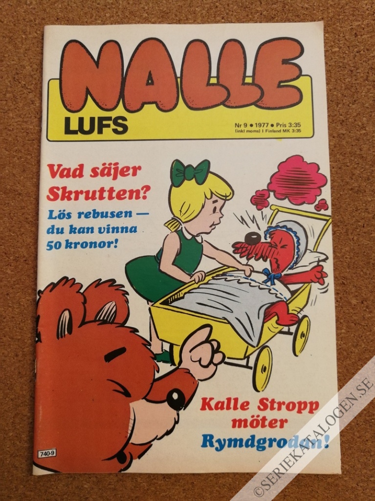 Framsida på Nalle Lufs #9 (1977)