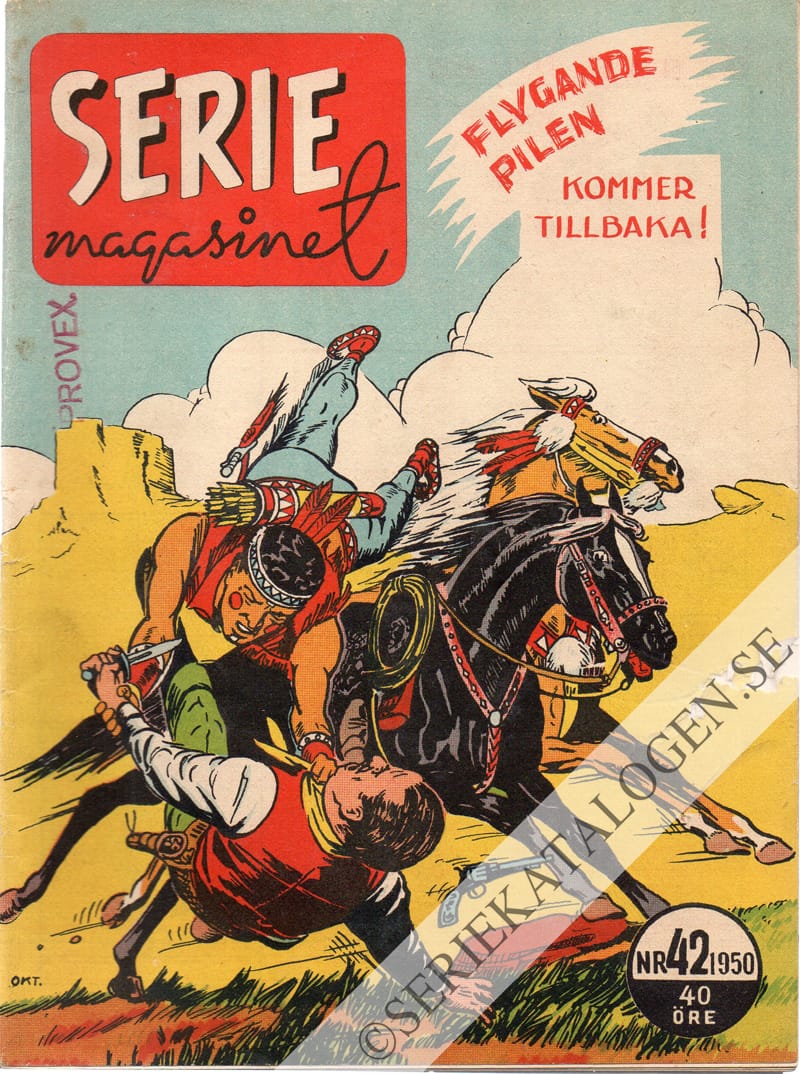 Framsida på Seriemagasinet #42 (1950)