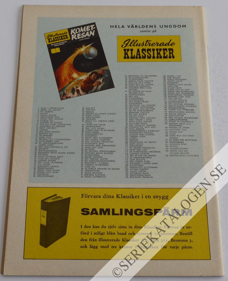 Baksida på Kapten Cooks sista resa (1964)
