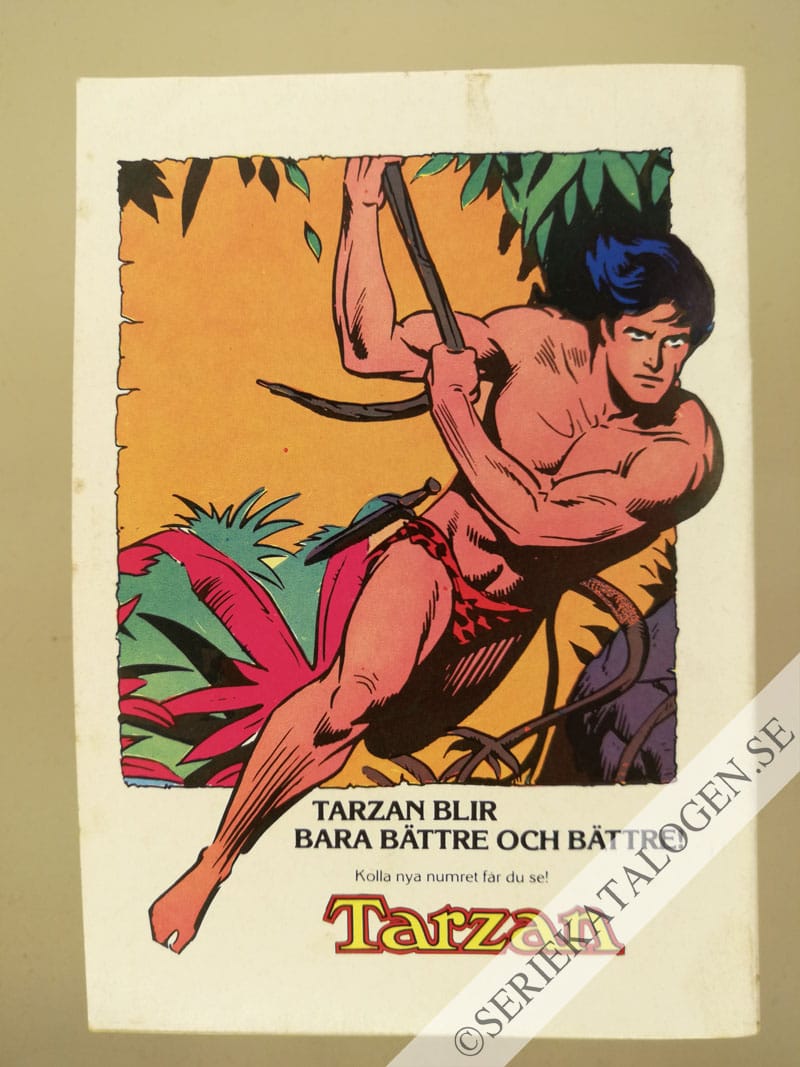 Baksida på Hjältar utan namn (1985)
