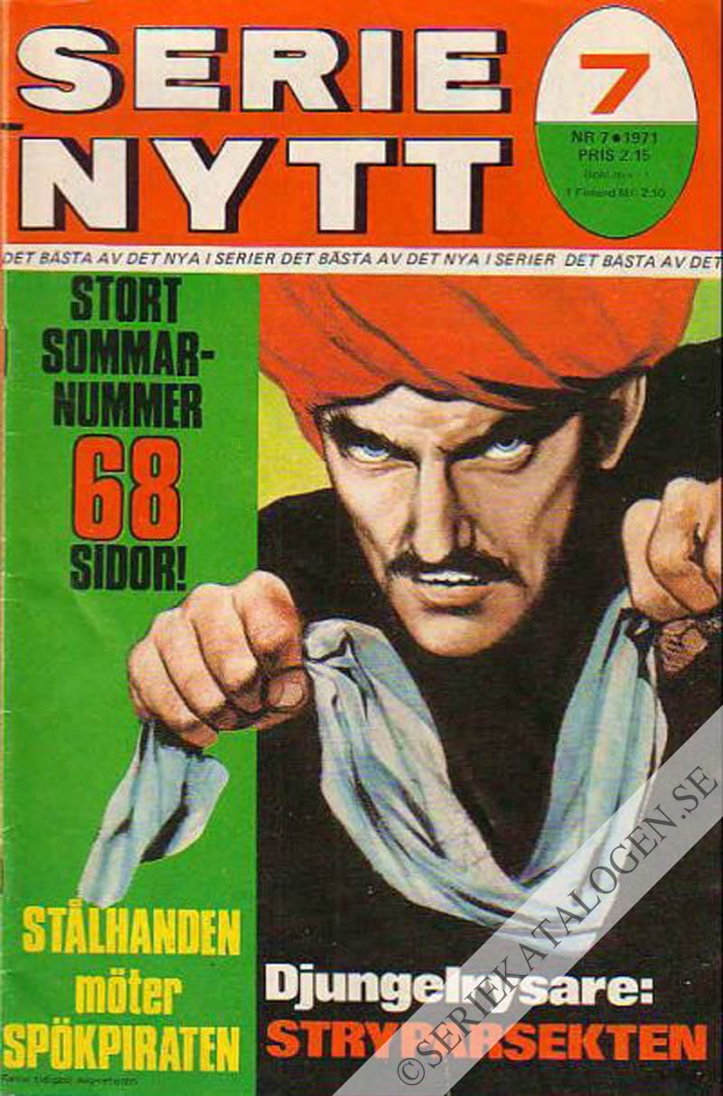 Framsida på Serie-Nytt #7 (1971)