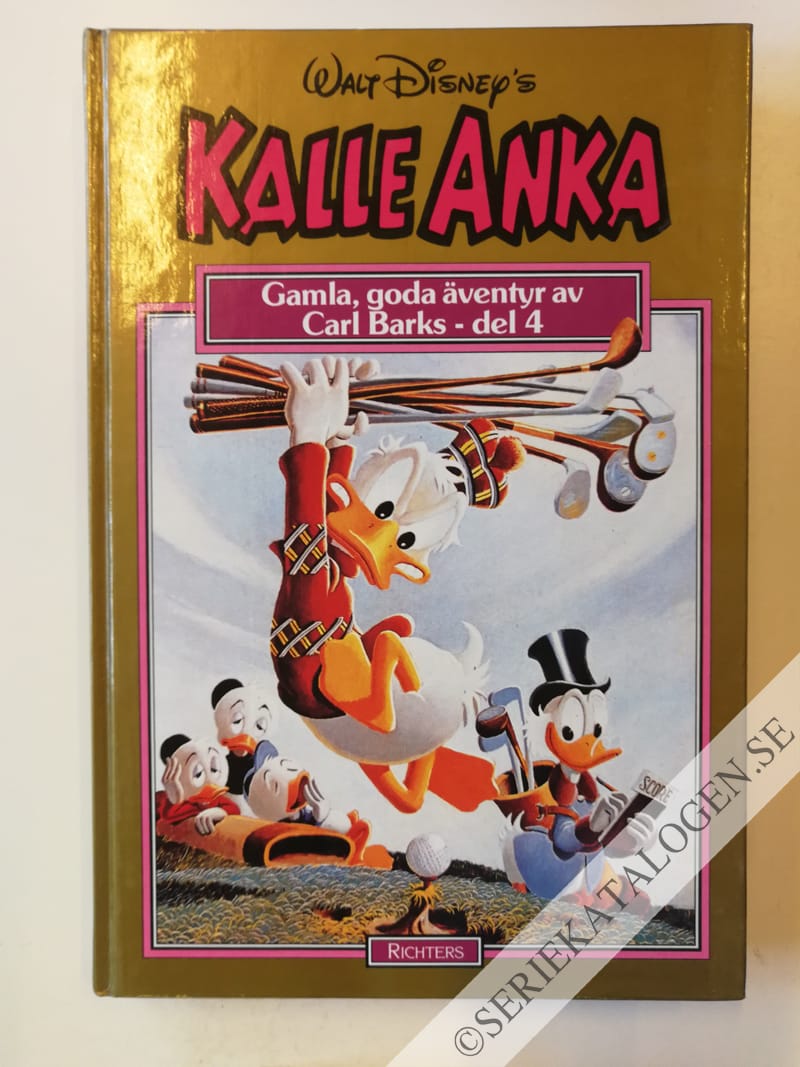 Framsida på Kalle Anka - gamla, goda äventyr av Carl Barks #4 (1987)
