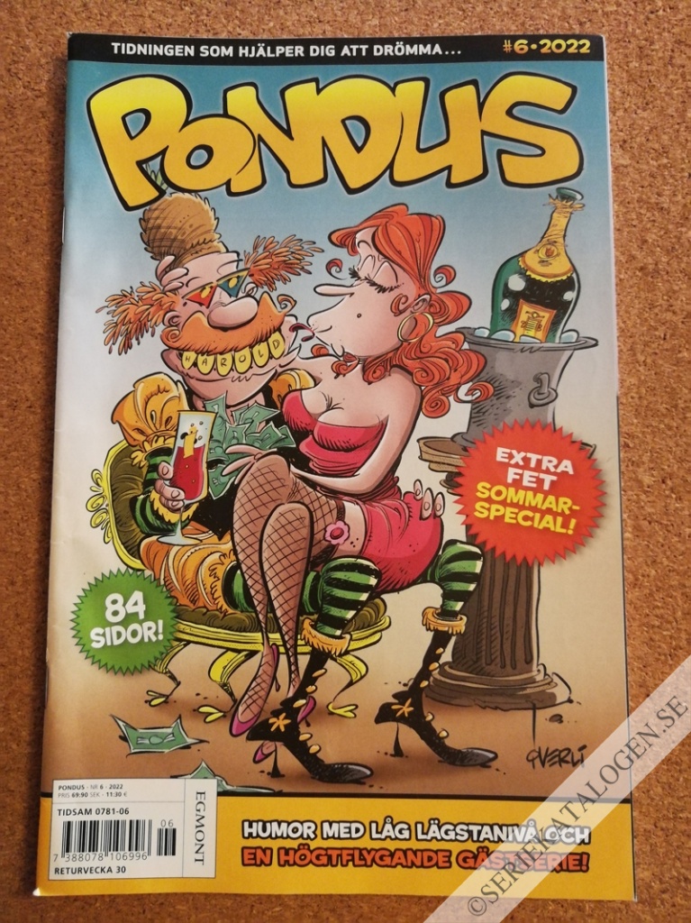 Framsida på Pondus #6 (2022)
