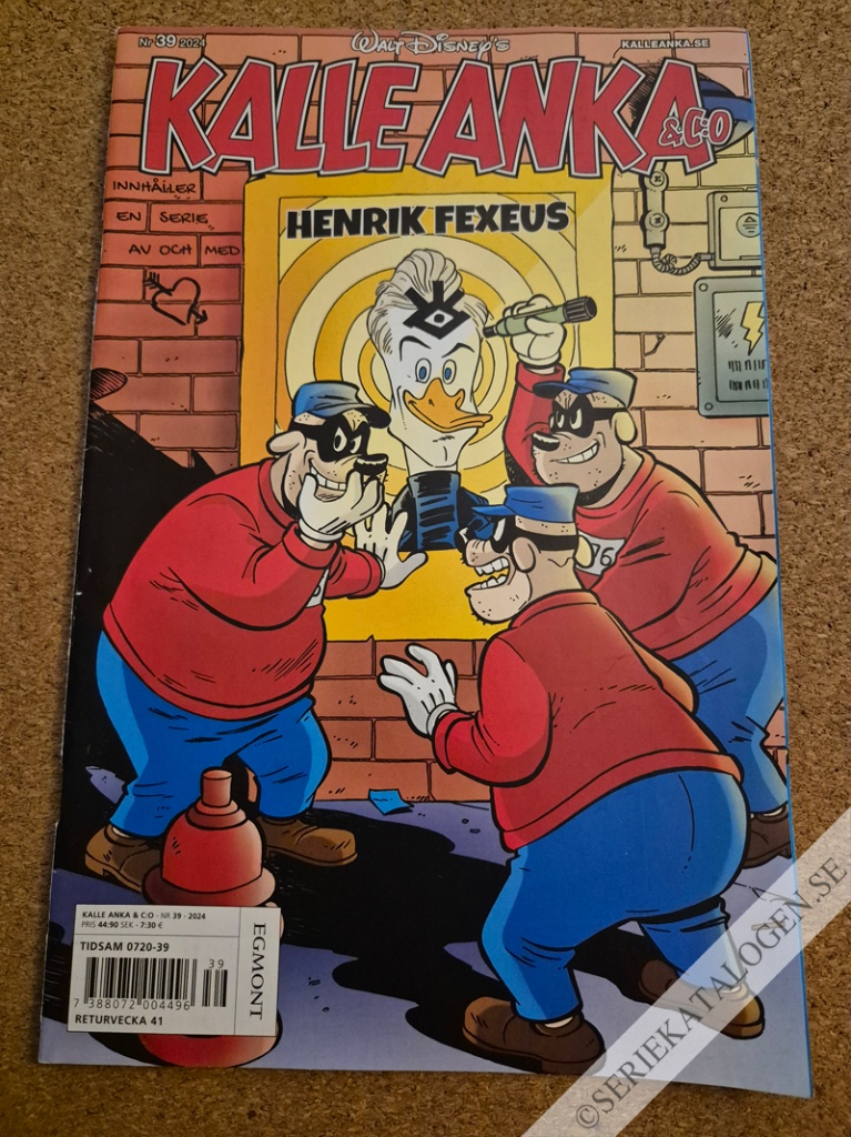 Framsida på Kalle Anka & C:o #39 (2024)