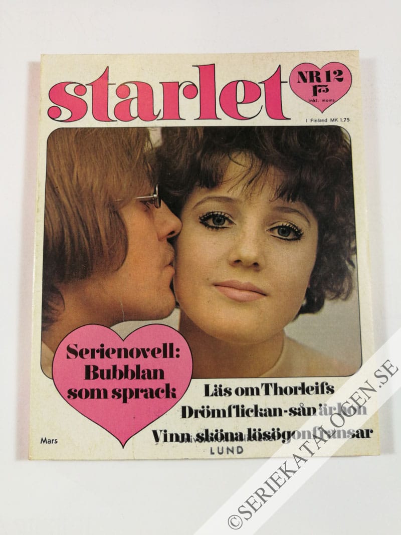 Framsida på Starlet #12 (1972)