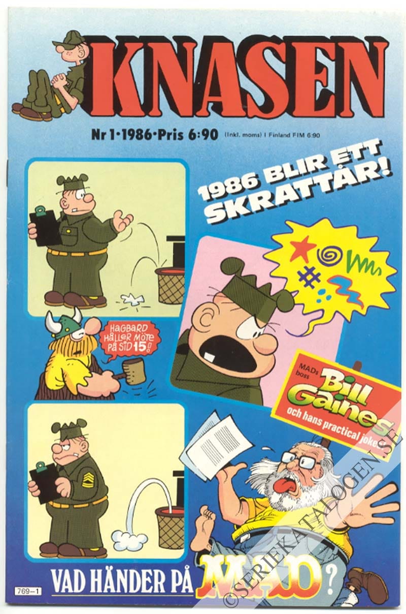 Framsida på Knasen #1 (1986)