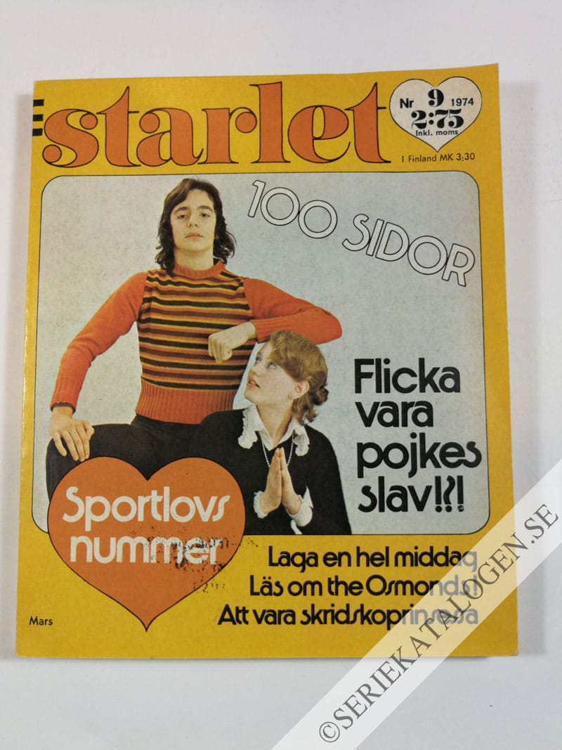 Framsida på Starlet #9 (1974)