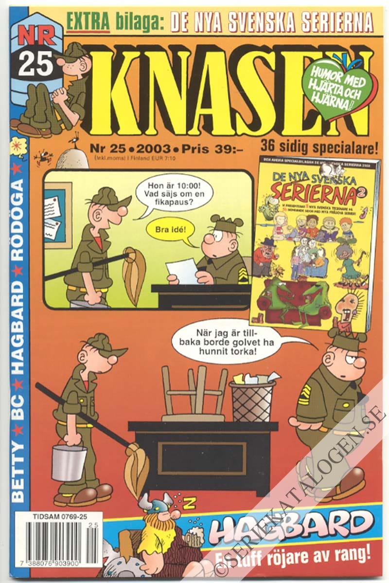 Framsida på Knasen #25 (2003)