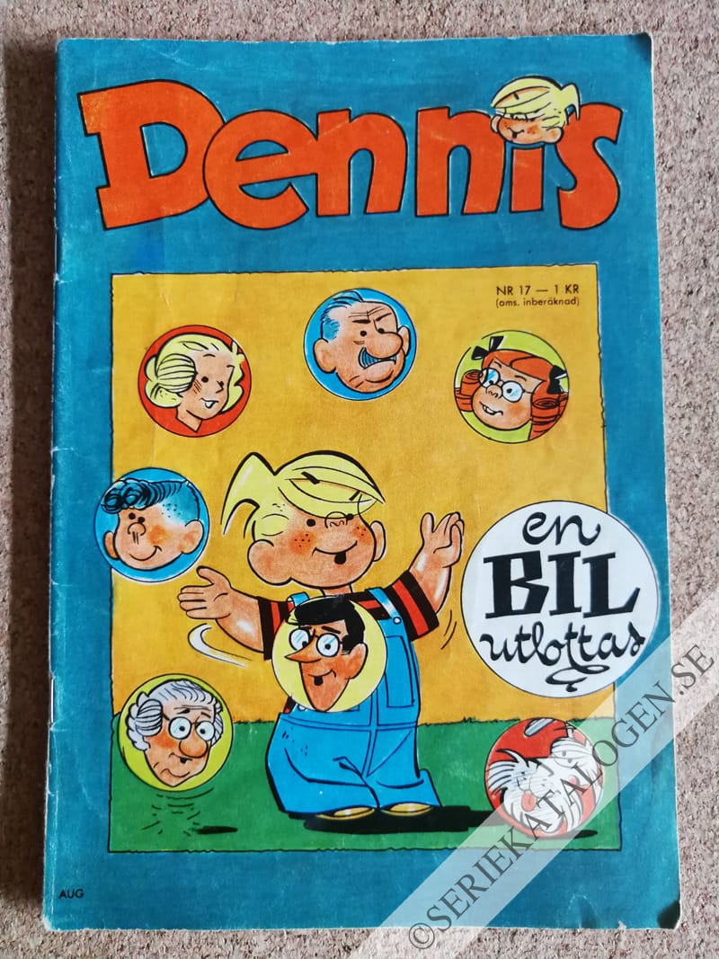 Framsida på Dennis #17 (1965)
