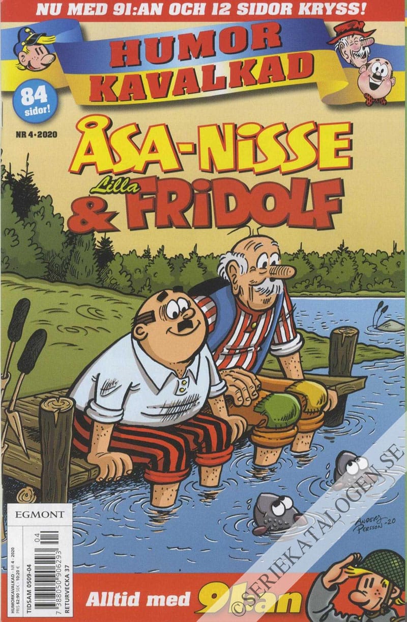 Framsida på Humorkavalkad #4 (2020)