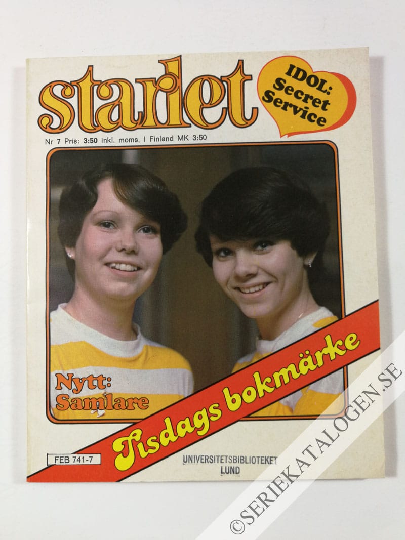 Framsida på Starlet #7 (1980)