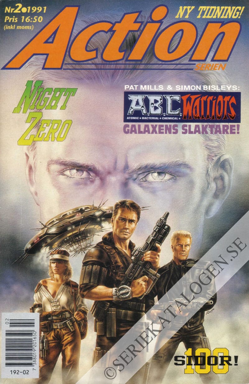 Framsida på Actionserien #2 (1991)