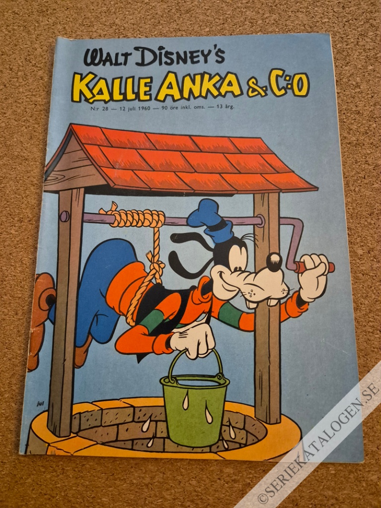 Framsida på Kalle Anka & C:o #28 (1960)