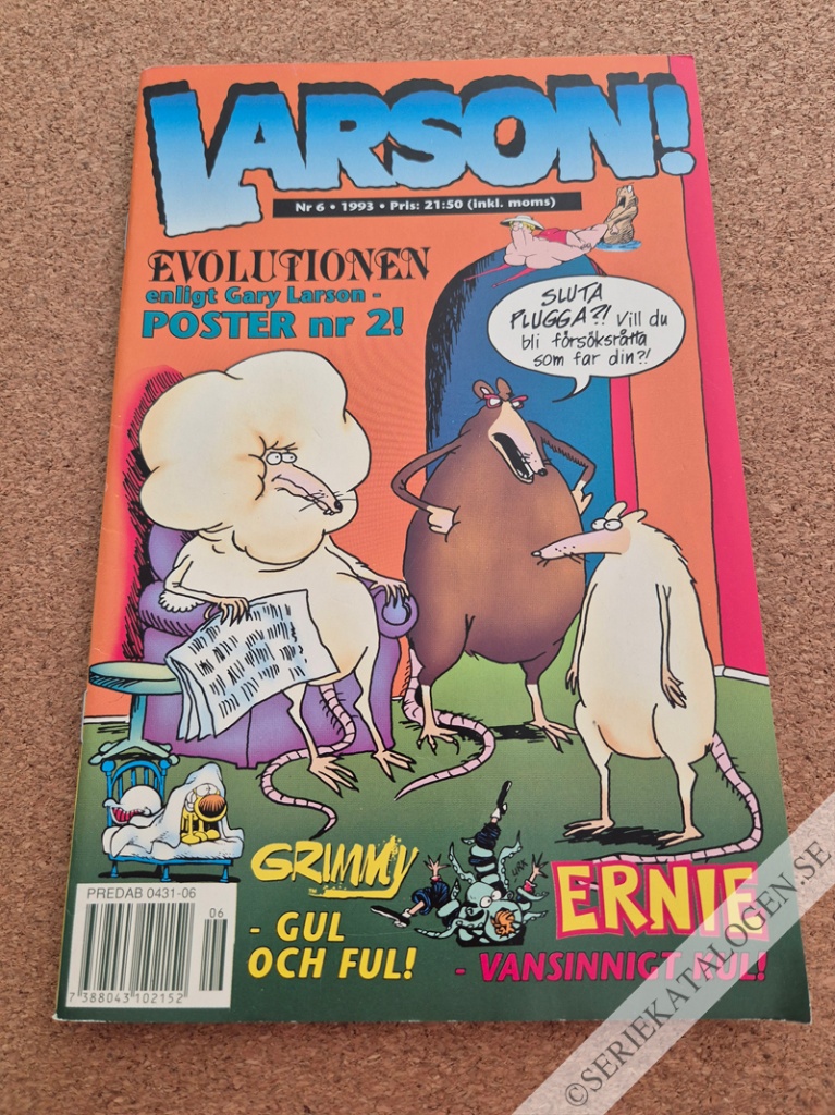 Framsida på Larson! #6 (1993)