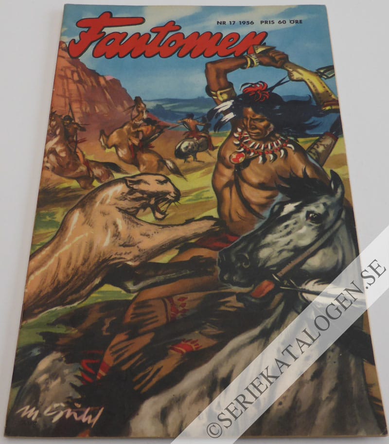 Framsida på Fantomen #17 (1956)