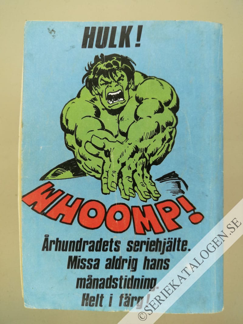 Baksida på Hämnaren på Kreta (1982)