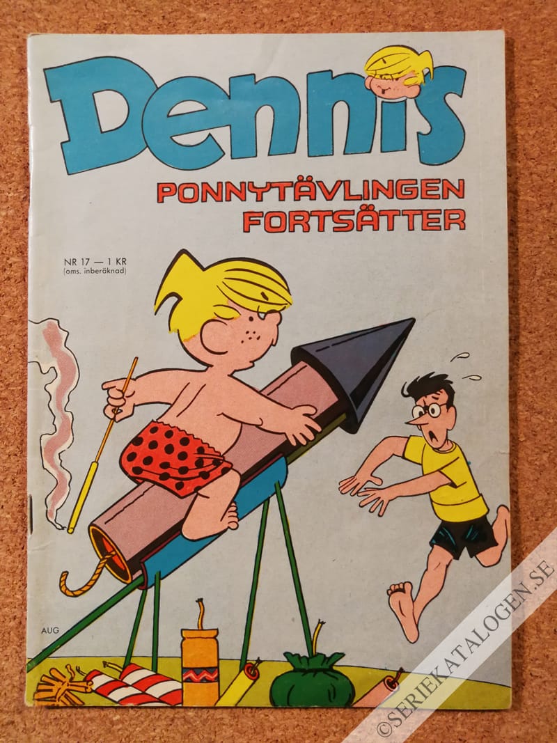 Framsida på Dennis #17 (1966)