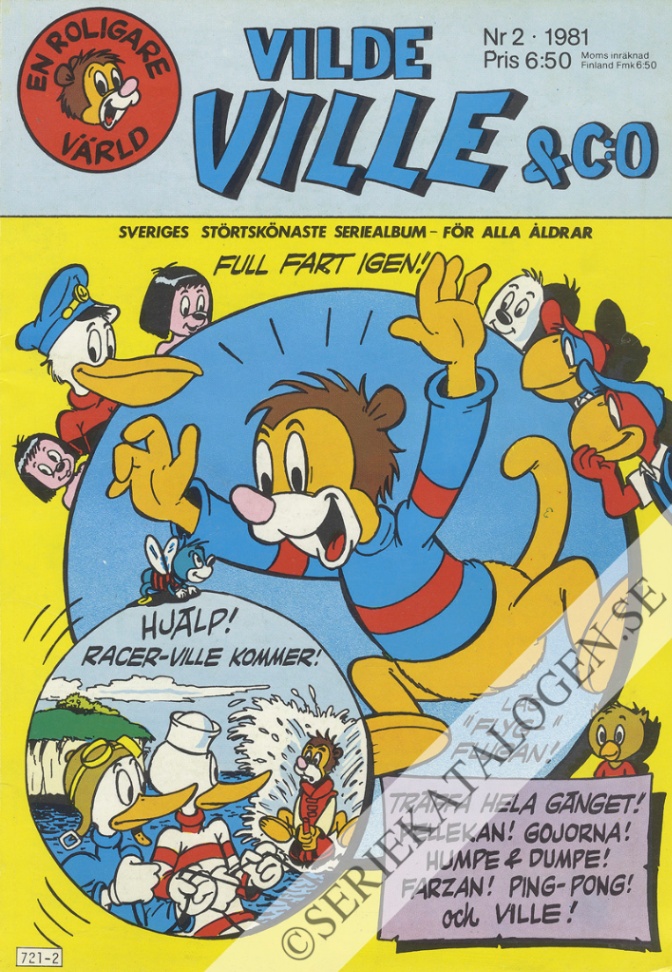 Framsida på Vilde Ville & Co #2 (1981)