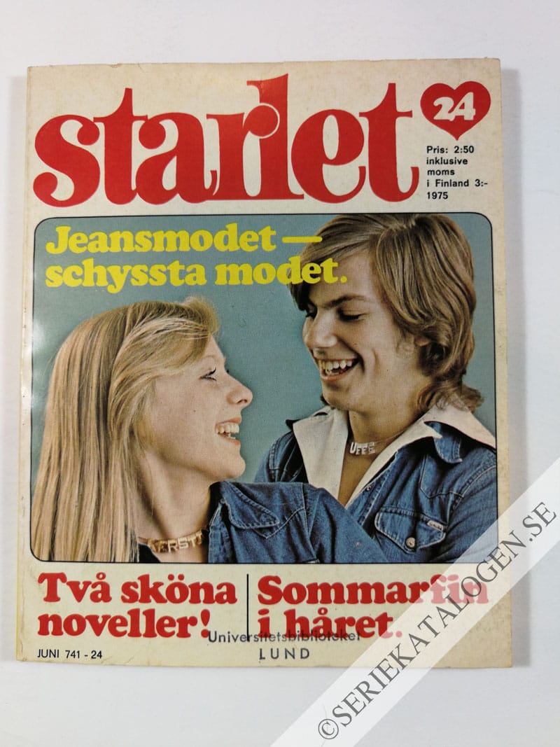 Framsida på Starlet #24 (1975)