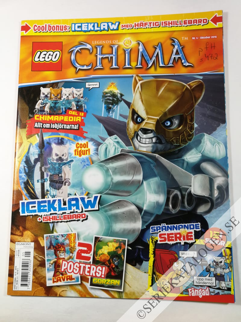 Framsida på Legends of Chima #5 (2015)