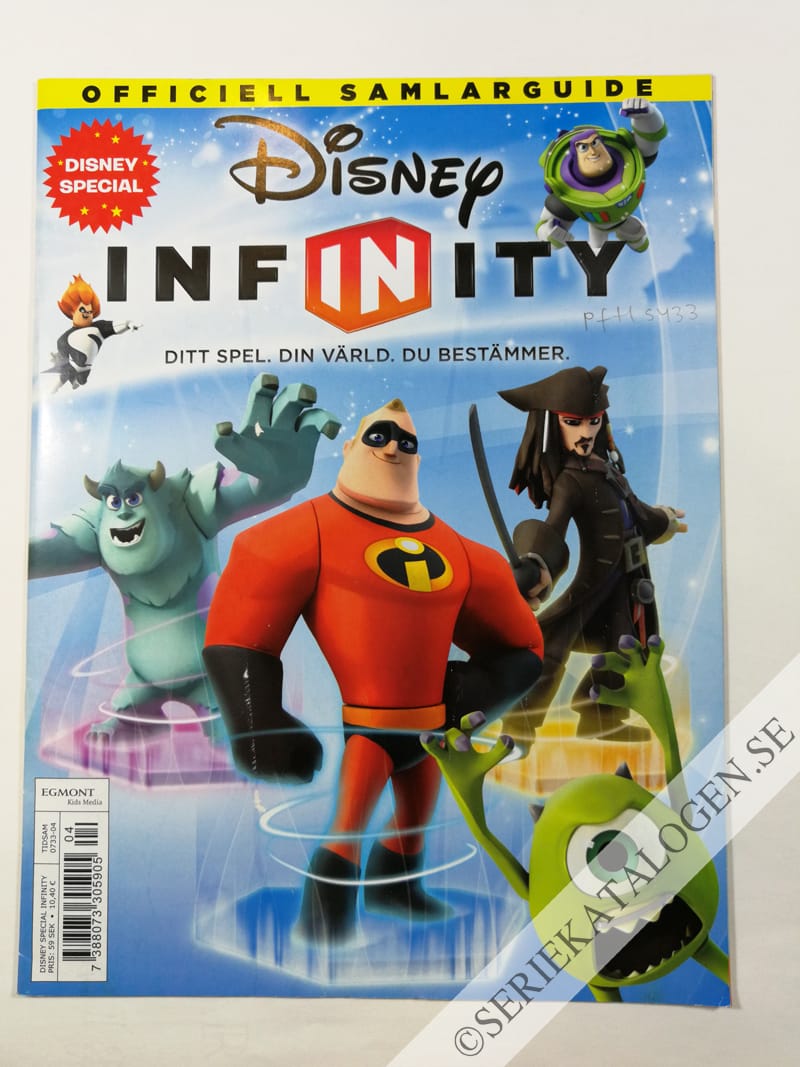 Framsida på Disney special Disney Infinity - officiell samlarguide (2014)