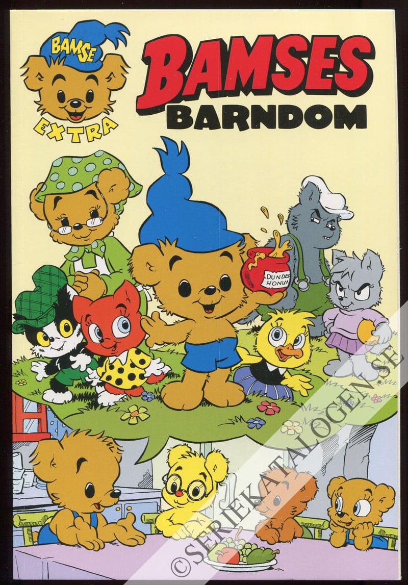 Framsida på Bamses barndom (2012)