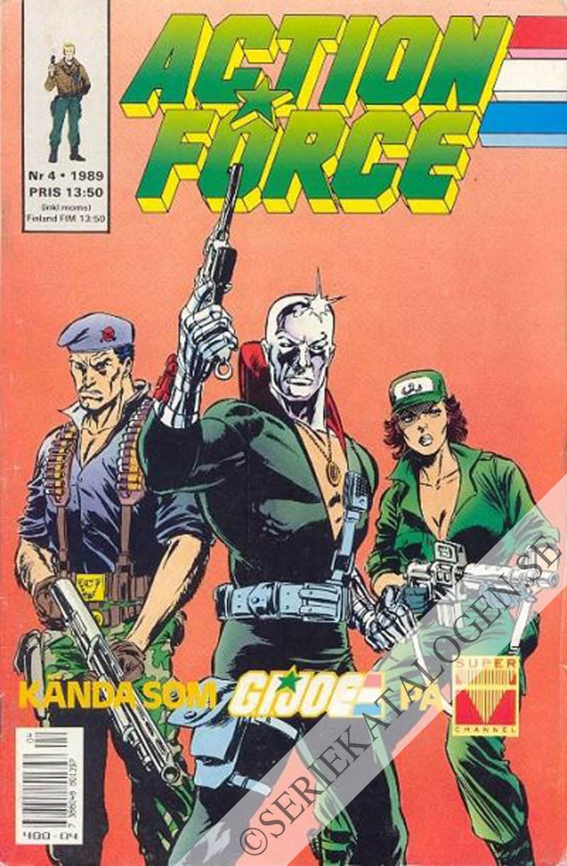 Framsida på Action force #4 (1989)