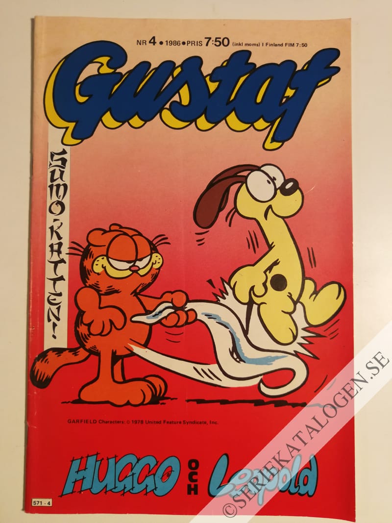 Framsida på Gustaf #4 (1986)