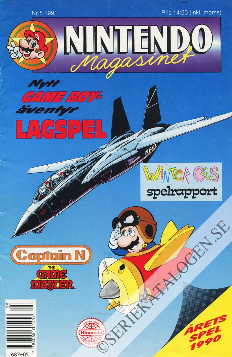 Framsida på Nintendo magasinet #5 (1991)