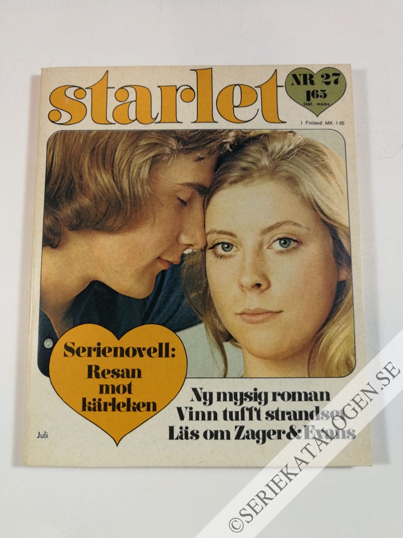 Framsida på Starlet #27 (1971)