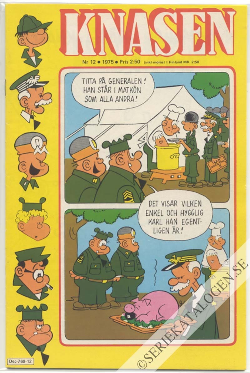 Framsida på Knasen #12 (1975)
