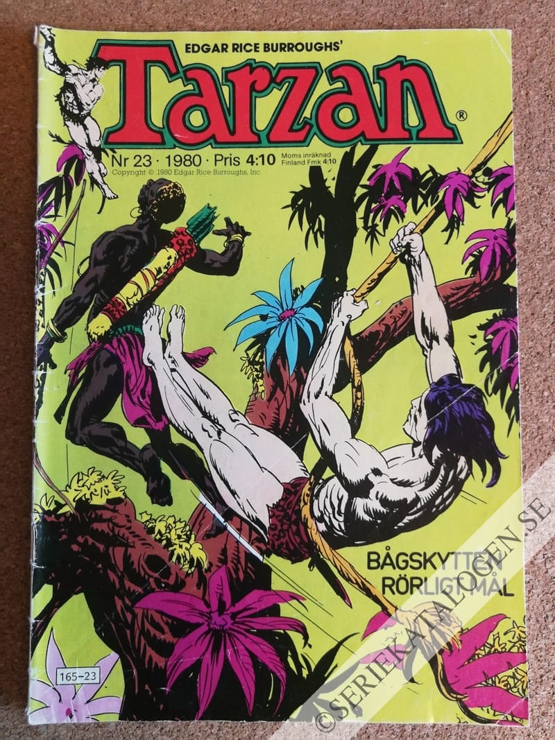 Framsida på Tarzan #23 (1980)