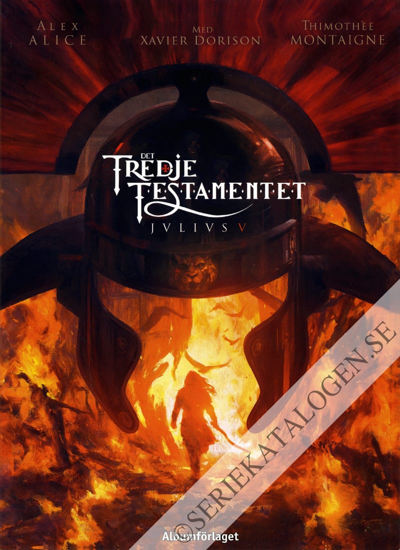 Framsida på Det tredje testamentet Julius V (2019)