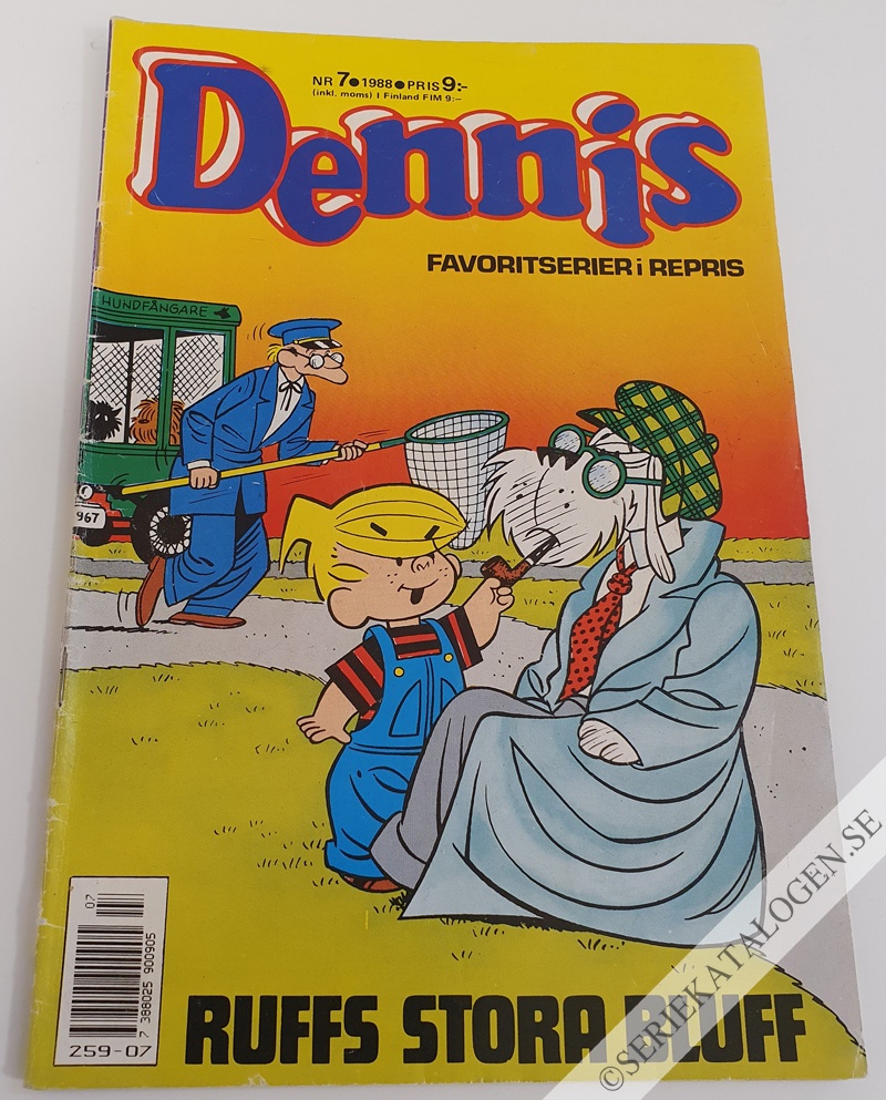 Framsida på Dennis #7 (1988)