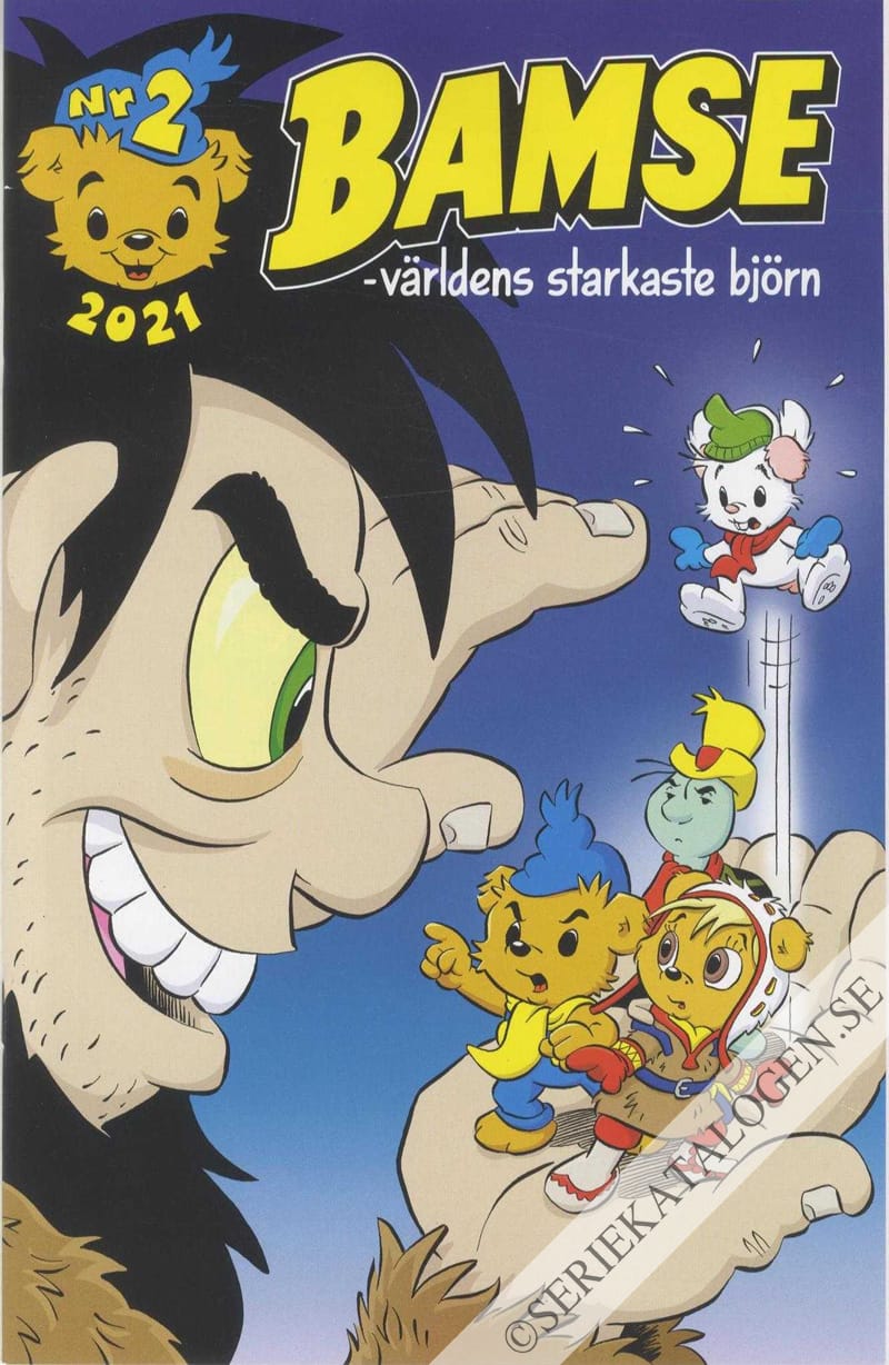 Framsida på Bamse #2 (2021)