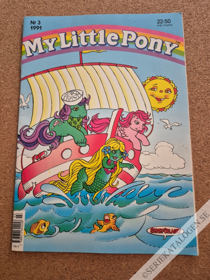 Framsida på My little pony #3 (1991)