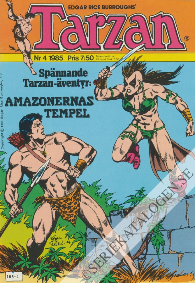 Framsida på Tarzan #4 (1985)