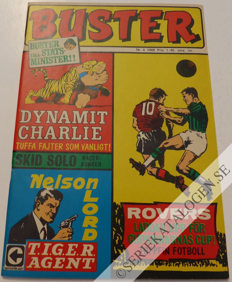 Framsida på Buster #4 (1968)
