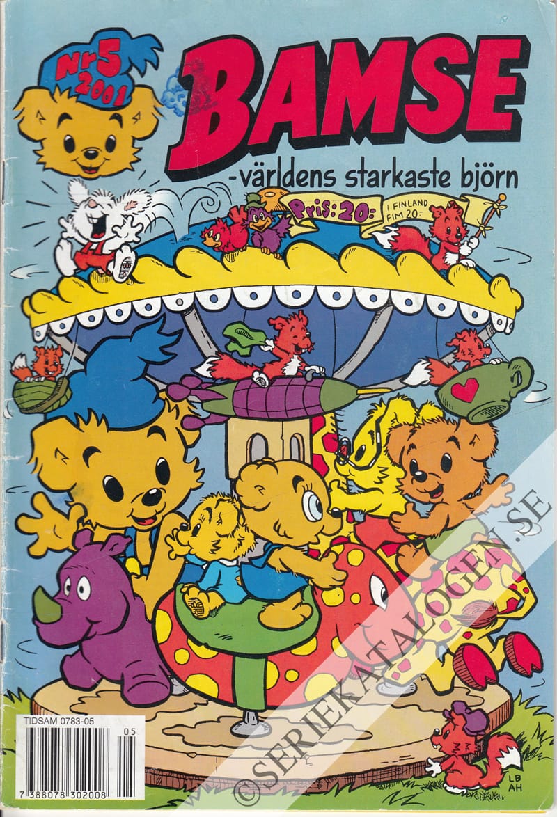 Framsida på Bamse #5 (2001)
